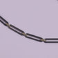 Black-Gold Monochrome Link Chain