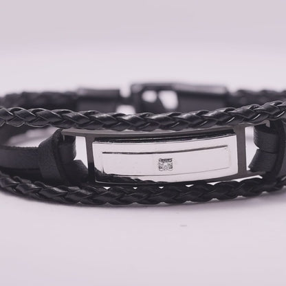 Noir Weave Bracelet