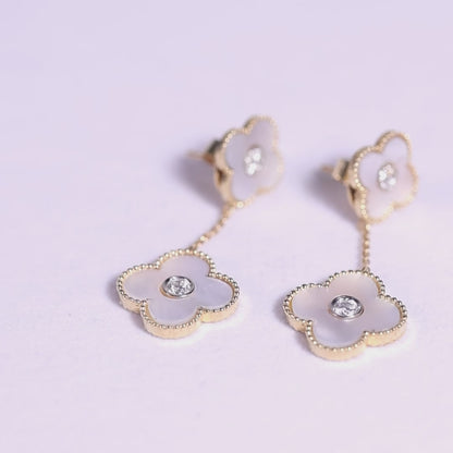 Clover Drop Earrings