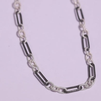 Black and White Link Chain