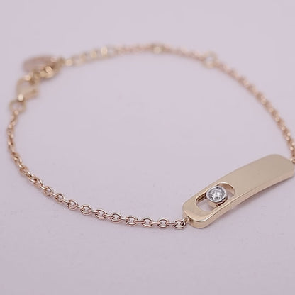 Floating Diamond Bracelet