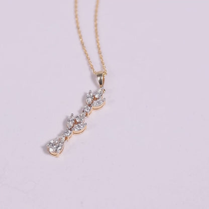 Golden Grace Diamond Pendant