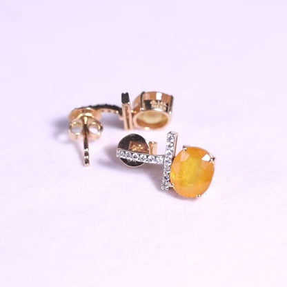 Citrine Drop Earrings